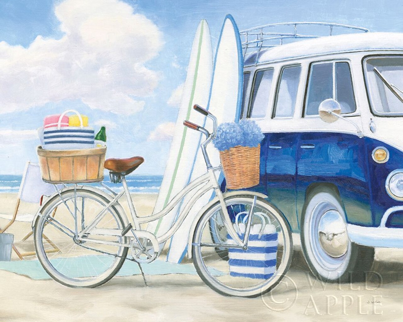 Beach Time I Crop Poster Print by James Wiens - Item # VARPDX51689